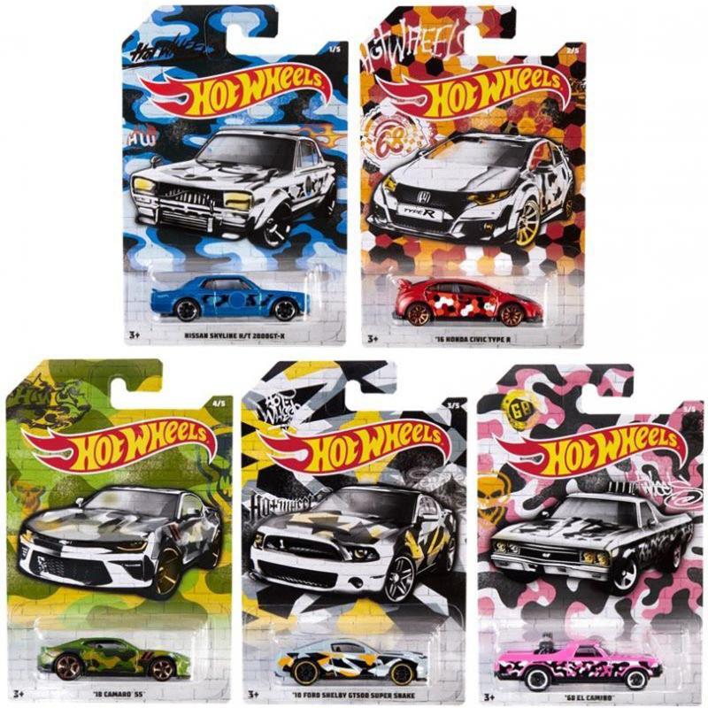 Hot Wheels - Set de 5 Miniaturas - Urban Camouflage - GDG44